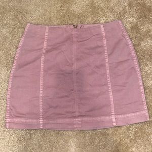 Dusty Pink Mini Skirt